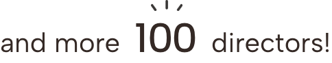 and more 100directors!